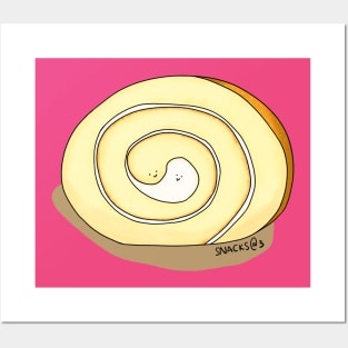 Creamy Rolling Swiss Roll Posters and Art